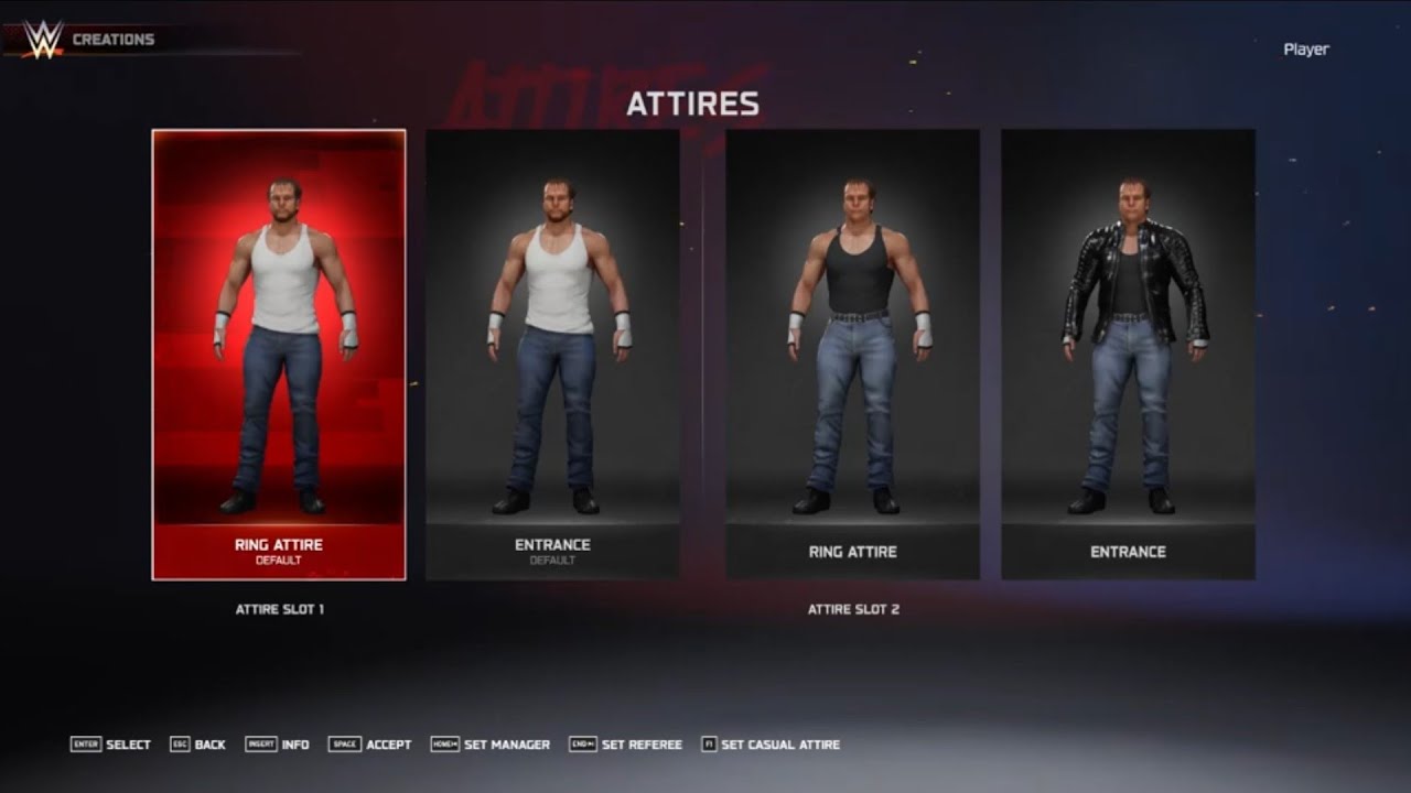 WWE 2K25 | How to create Dean Ambrose '17 attires (offline)
