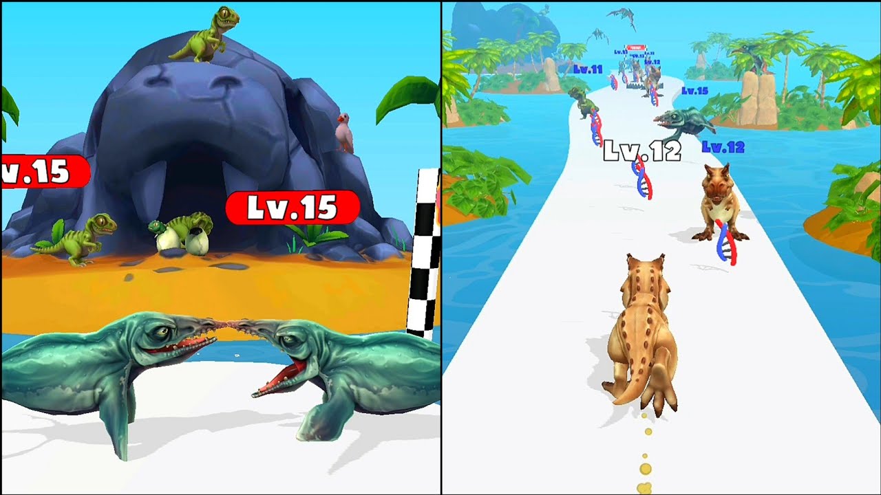 MAX LEVEL in Jurassic Merge Run Game
