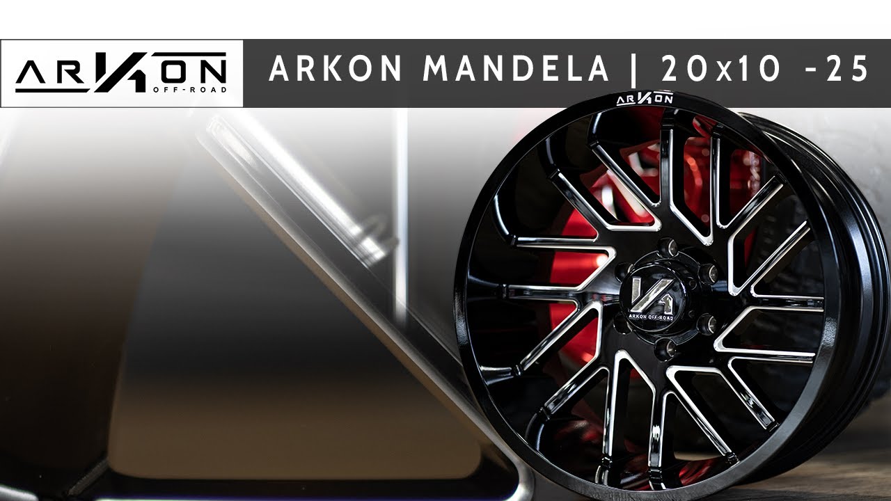 ARKON Mandela 20x10 -25 | Gloss Black & Milled