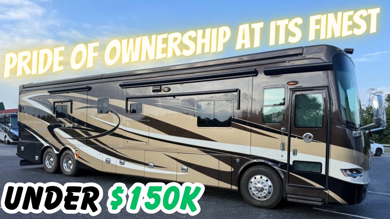 The Nicest Allegro Bus we have ever seen with 100k+ Miles, 2012 Tiffin Allegro Bus 43QGP, $149,995