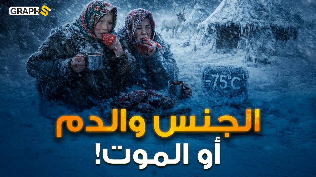 ليست في أمريكا .. عاصفة ثلجية تصل ل 76 تحت الصفر ! شعب نيتيس يتحدى الموت بالدم في أبرد بقاع الأرض