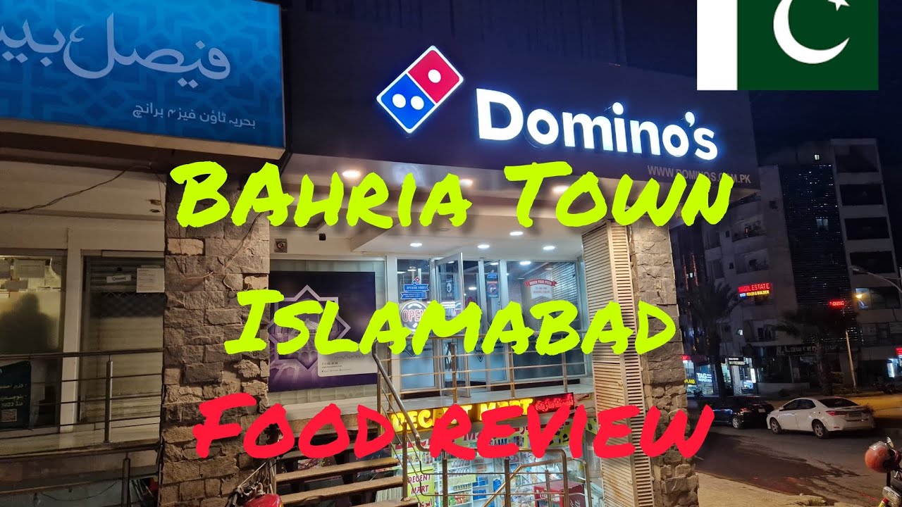 Domino's Bahria Town food review Pakistan#dominios #pizzahut #pizza