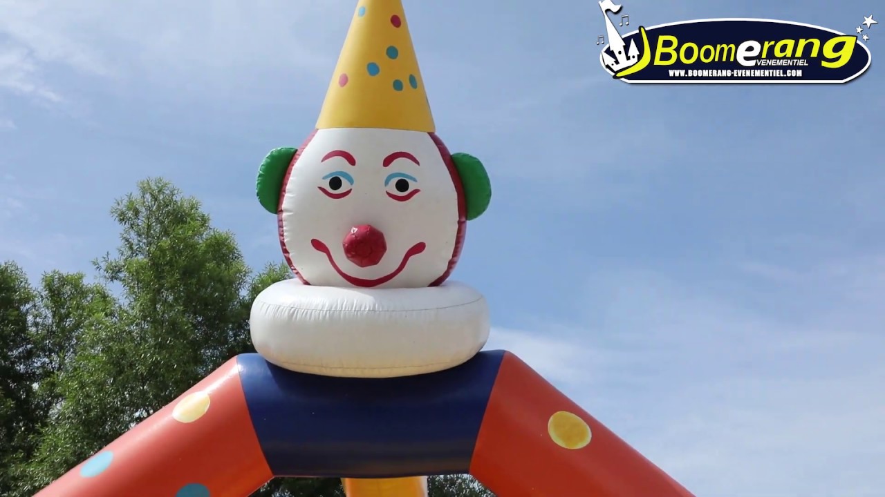 [TUTORIEL] Structure gonflable Clown - Boomerang Événementiel