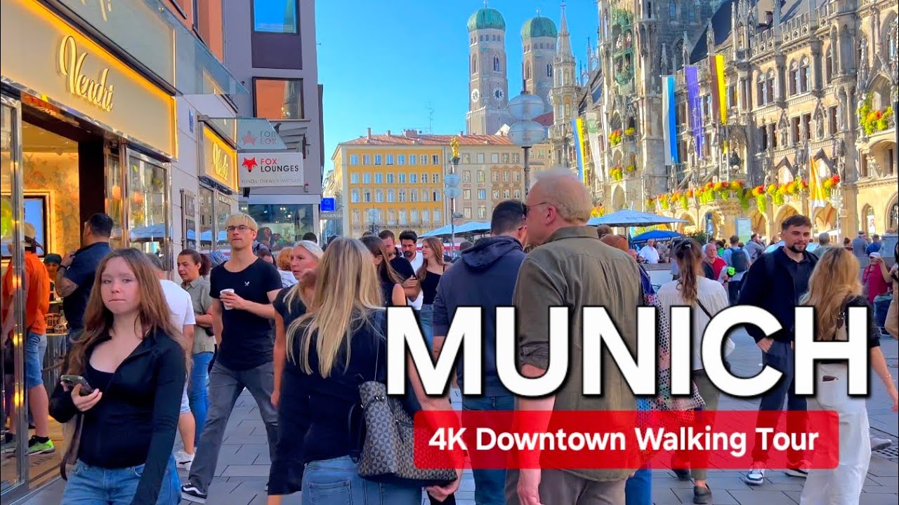 Munich Downtown 2025 🏙️🇩🇪 4K HDR Walking Tour | During Oktoberfest