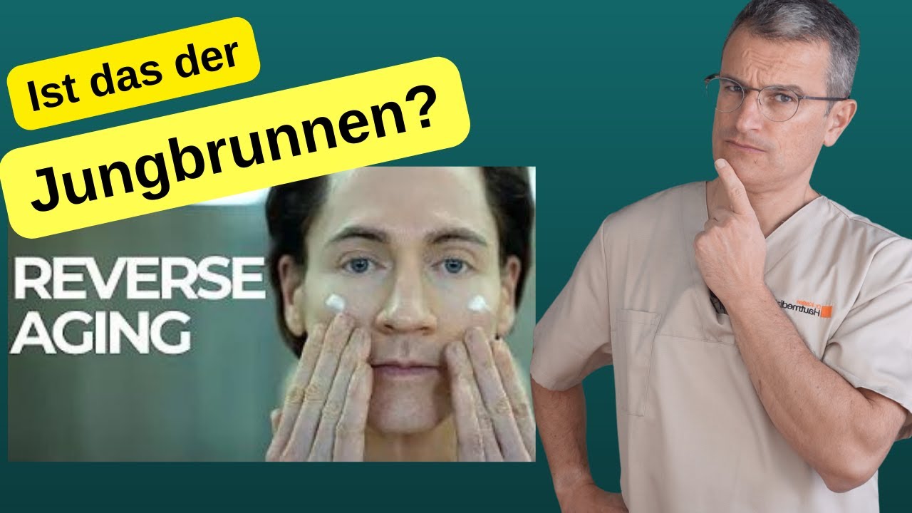 Bryan Johnson skin routine für anti aging. Reaction von Dr. Kasten, Hautarzt