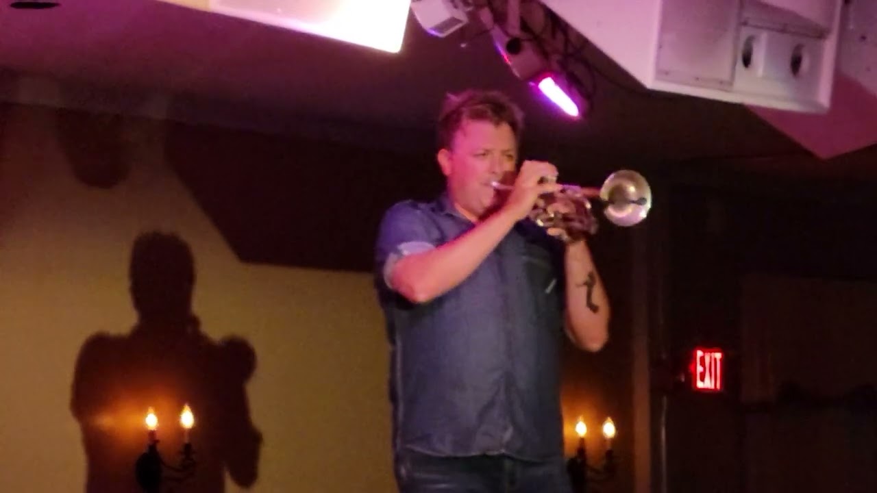 Doug Woolverton taking his horn to new heights...