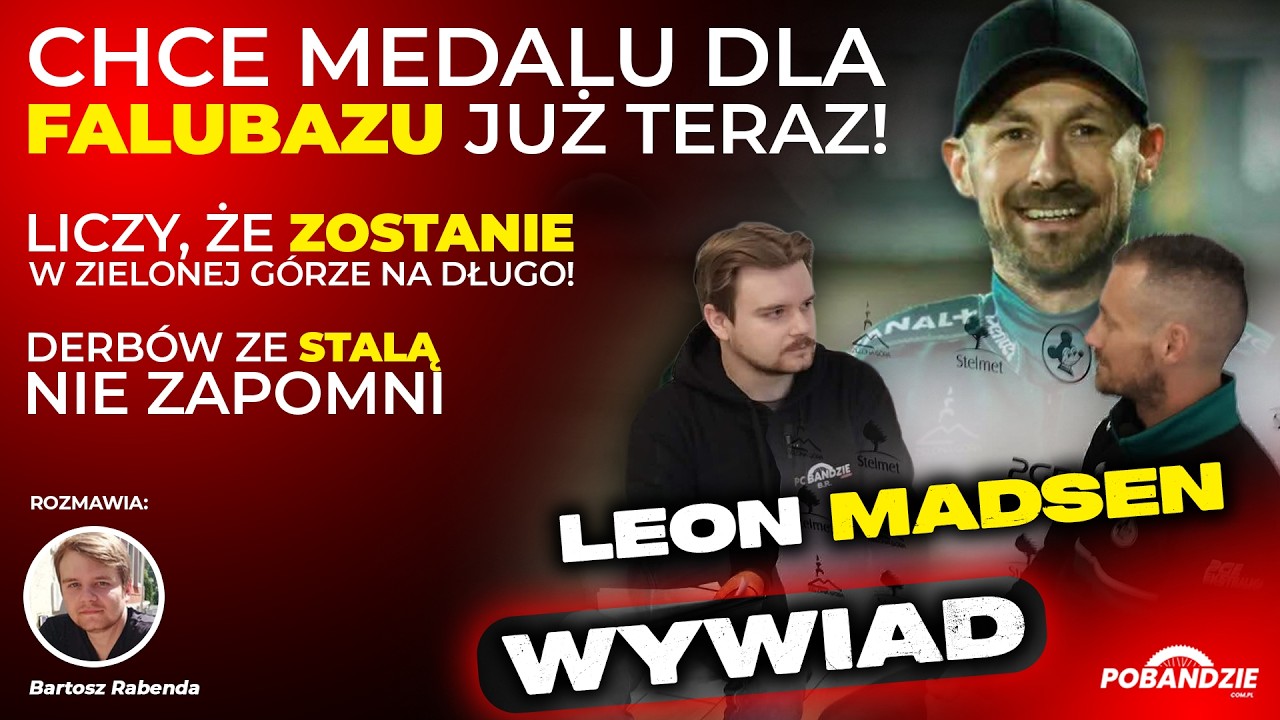 LEON MADSEN: PRZYSZŁOŚĆ W ZIELONEJ GÓRZE, TRANSFERY FALUBAZU I WALKA O MEDALE | WYWIAD | RABENDA