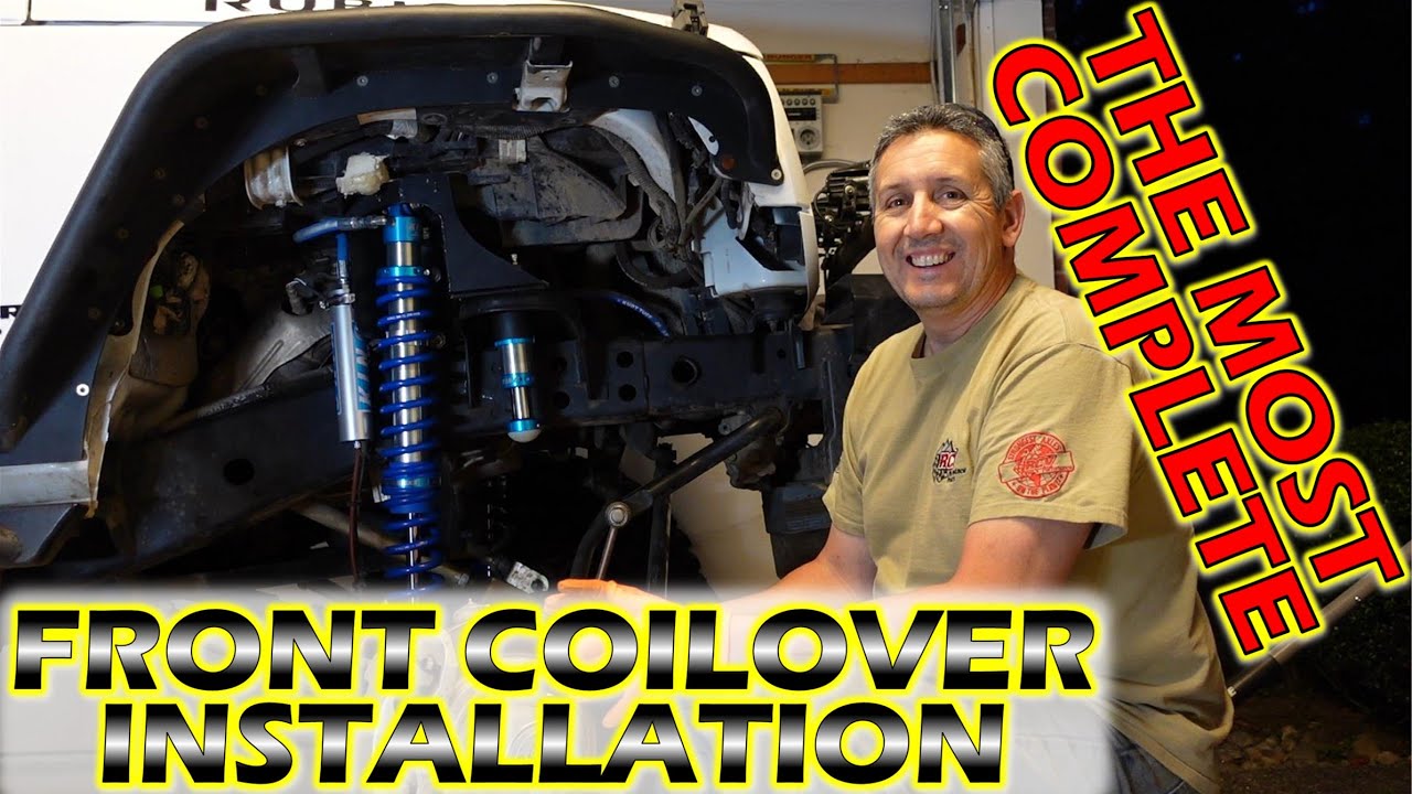 The MOST COMPLETE Evo Front Bolt-on Coilover and King bump stop Installation video