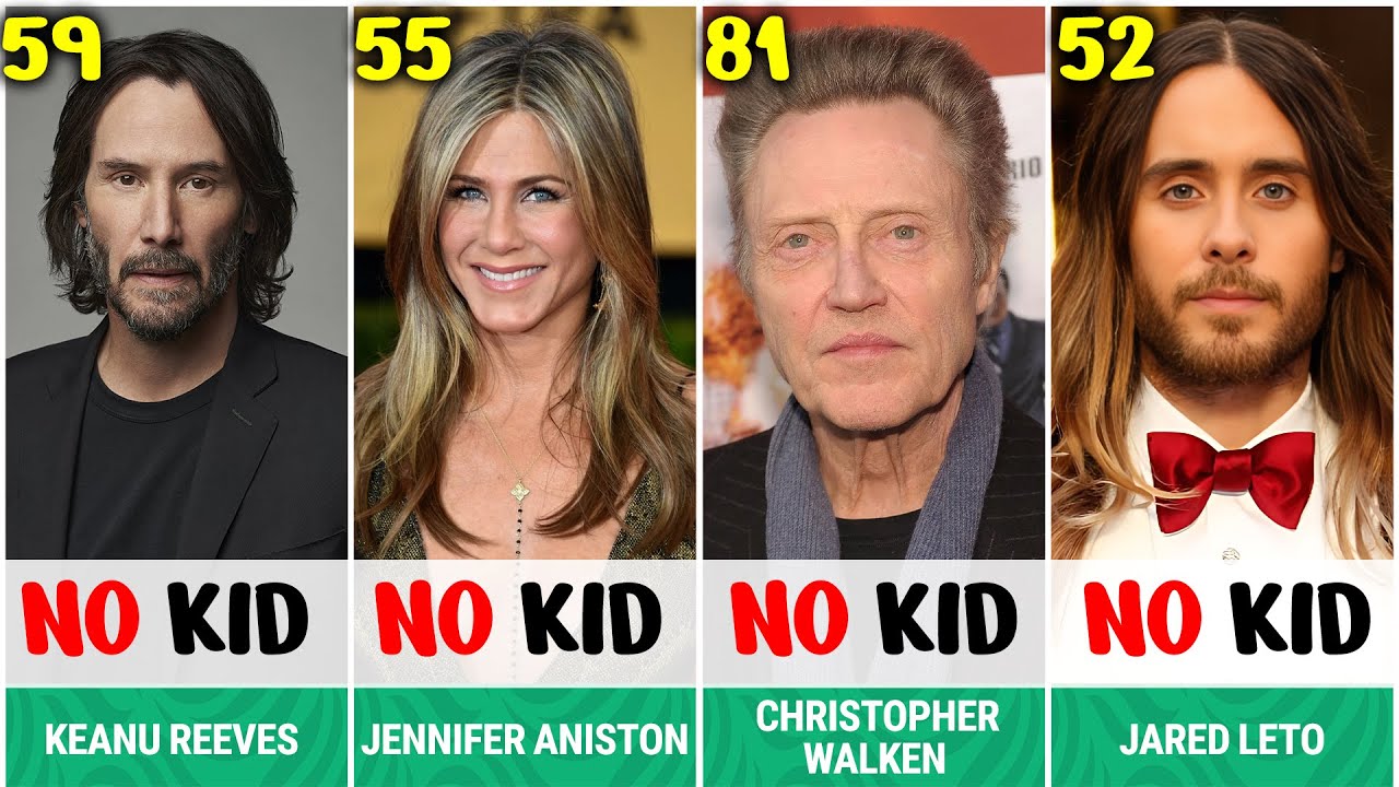 Celebrities over 50 who don't have any children