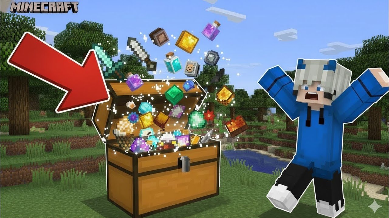 Minecraft but bonus chest is op🤯...
