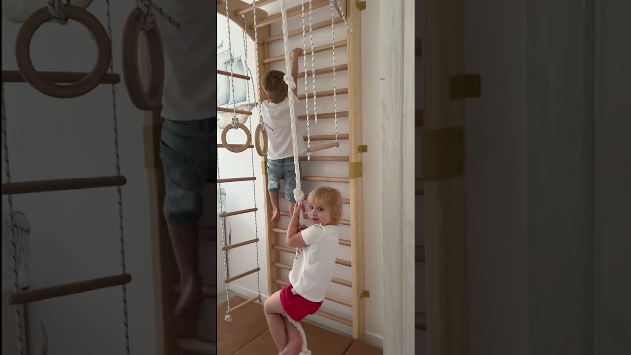Drabinka gimnastyczna Kinder Wood - plac zabaw dla dzieci