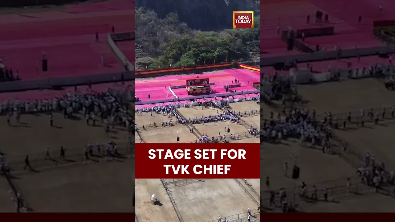 Ground Report from Salem: Preparations Complete for Vijay&rsquo;s TVK Mega Campaign Event | #tvkvijay