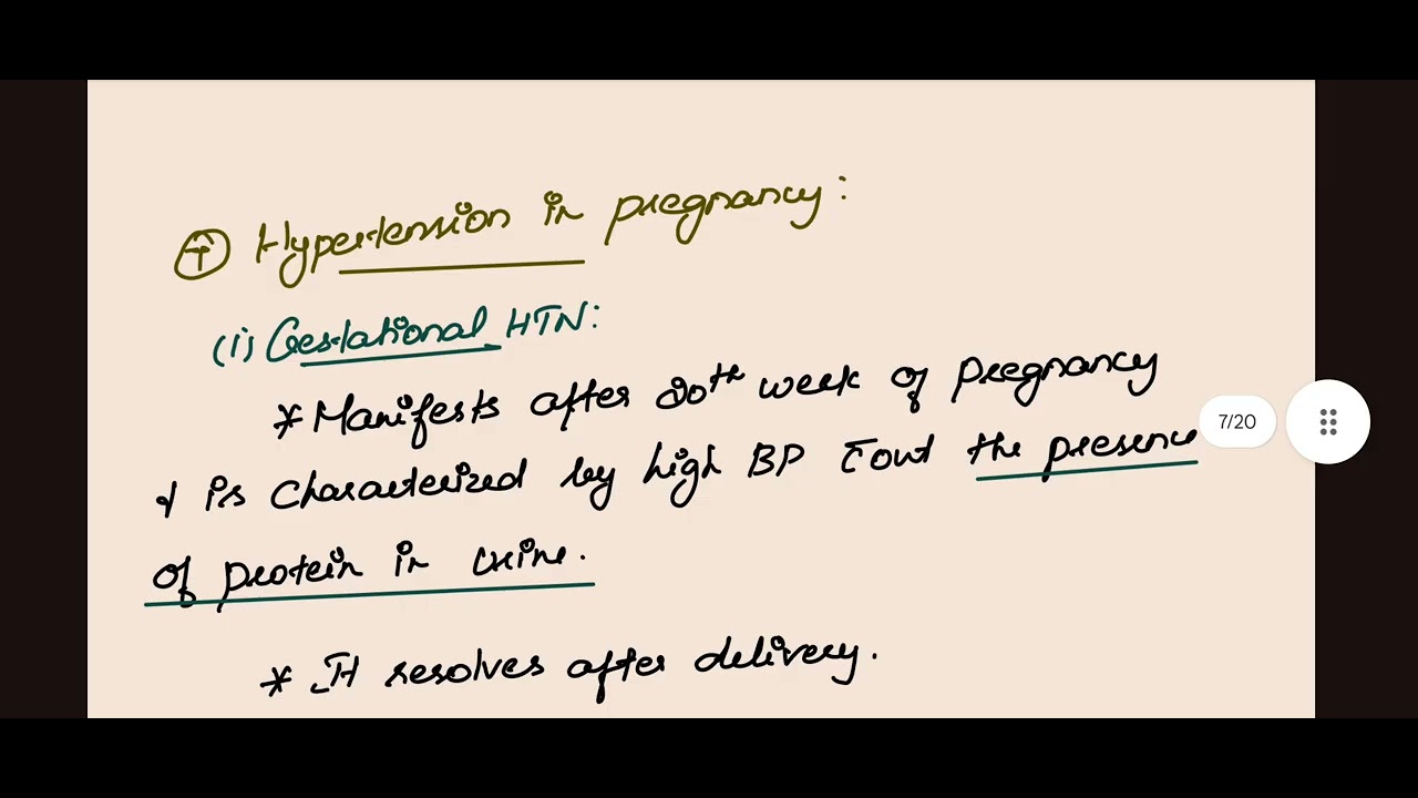 Hypertension | notes | explained in tamil | GM