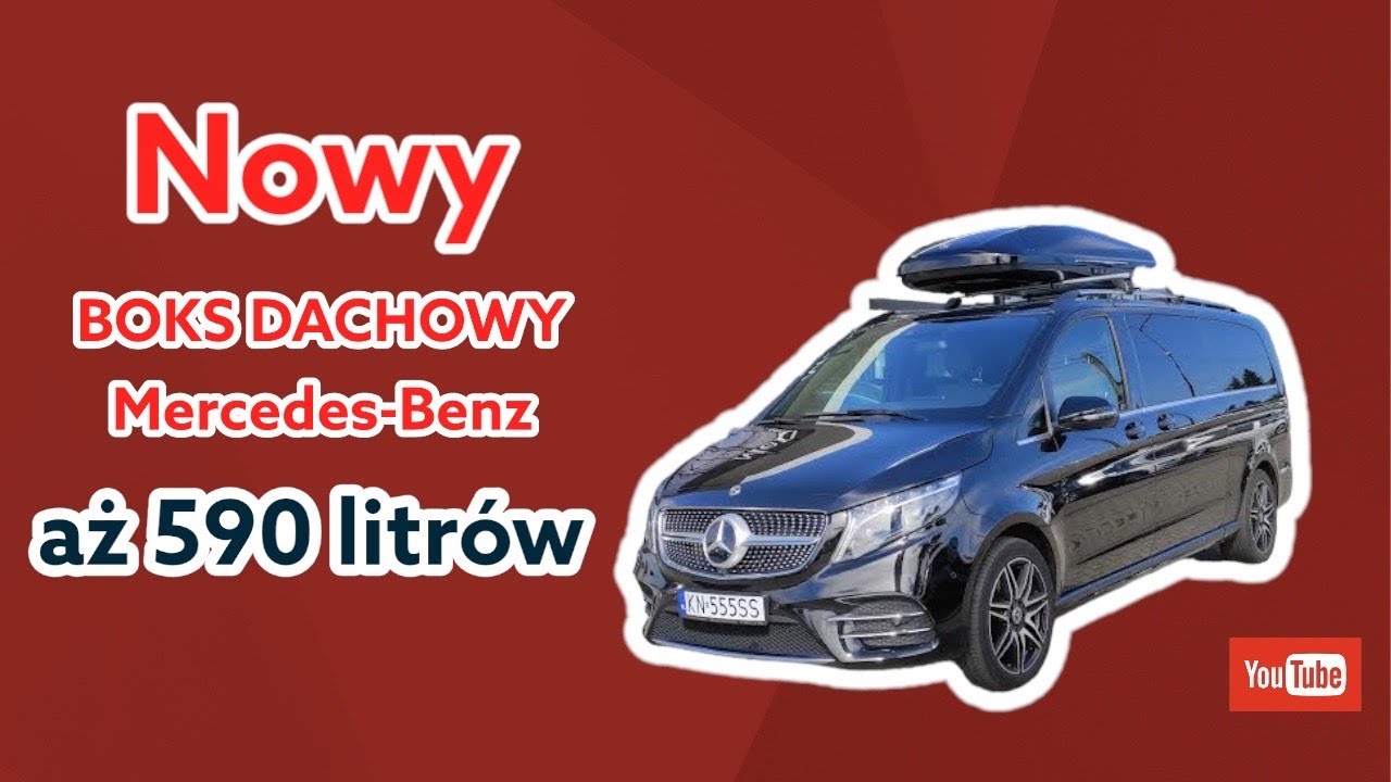 Nowy BOKS DACHOWY od Mercedes-Benz | aż 590 litrów!
