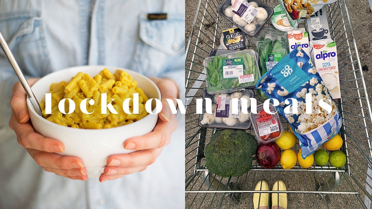 WEEK OF VEGAN LOCKDOWN MEALS