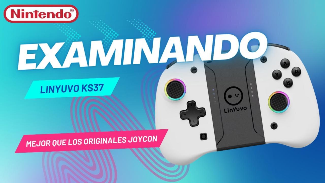 Todo sobre el control Linyuvo KS37 para nintento switch