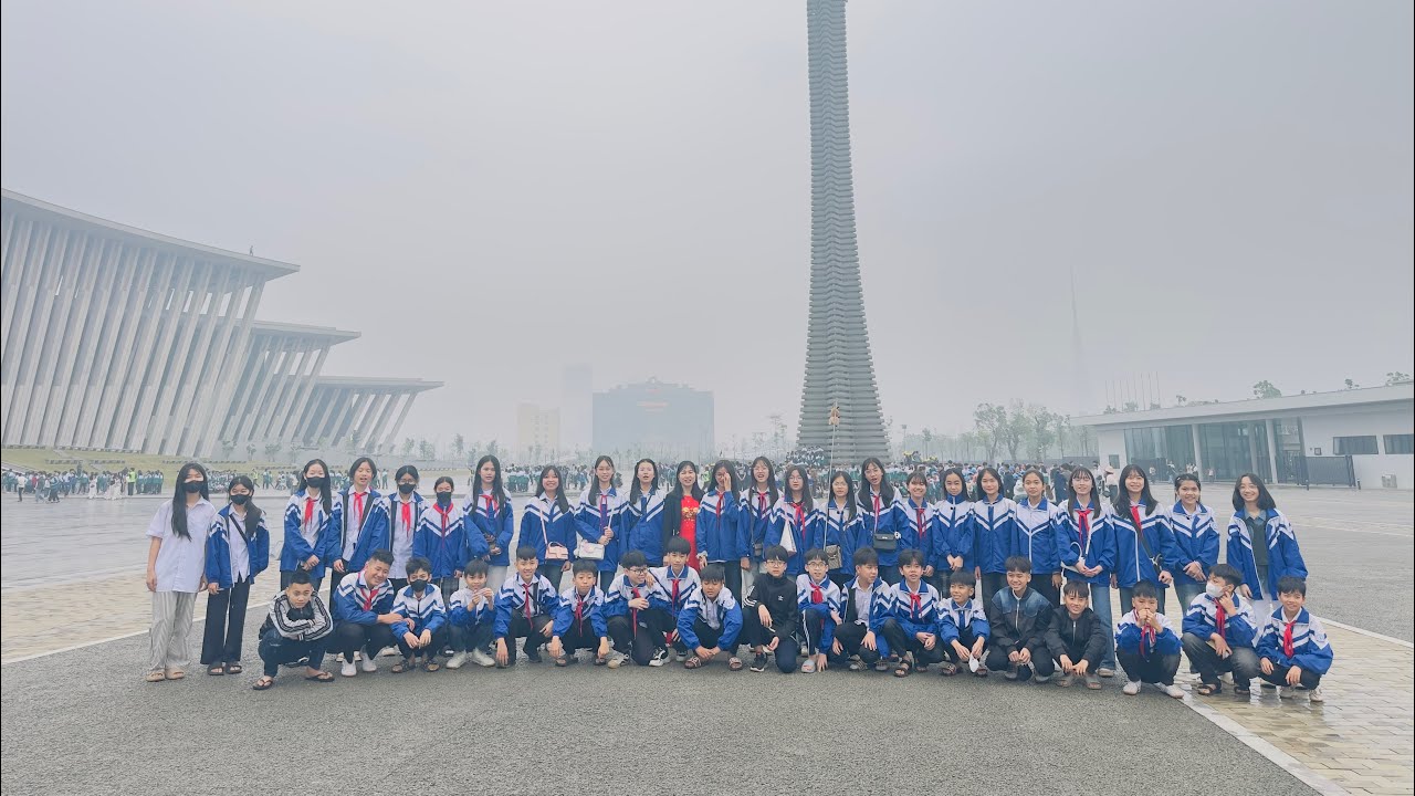 Lớp 7D+7A Trường THCS Lương Phú tham gia chương trình học tập trải nghiệm