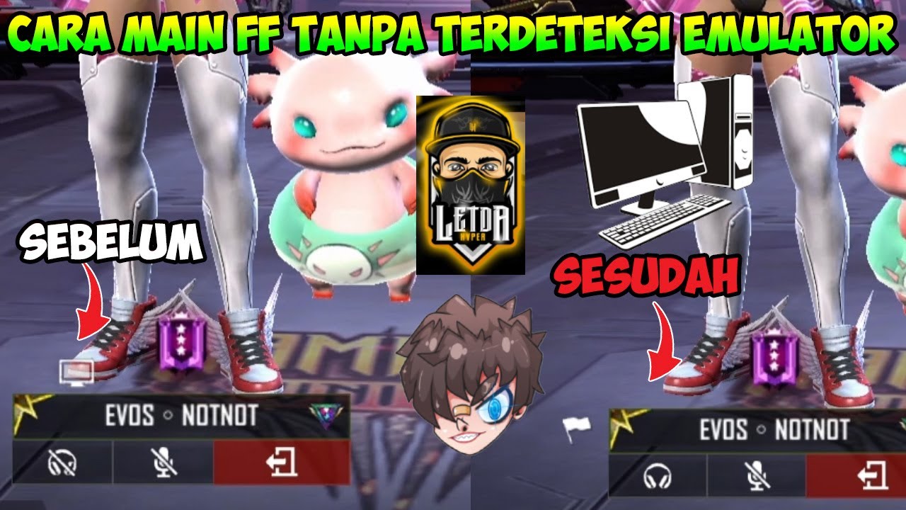 CARA MAIN FREE FIRE DI PC TANPA TERDETEKSI EMULATOR! - FREE FIRE INDONESIA
