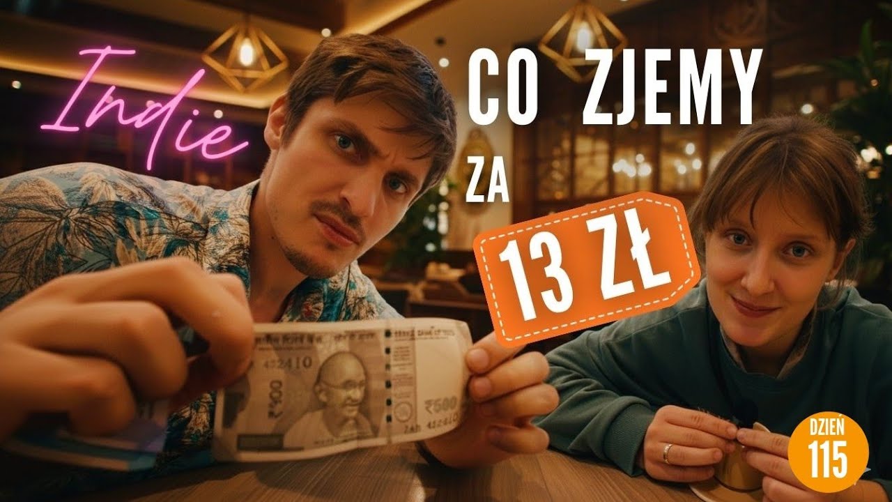 Jemy w Indiach za 13 ZŁOTYCH! Indyjska kuchnia i śpiący autobus| Autostopem do Australii – dzień 115