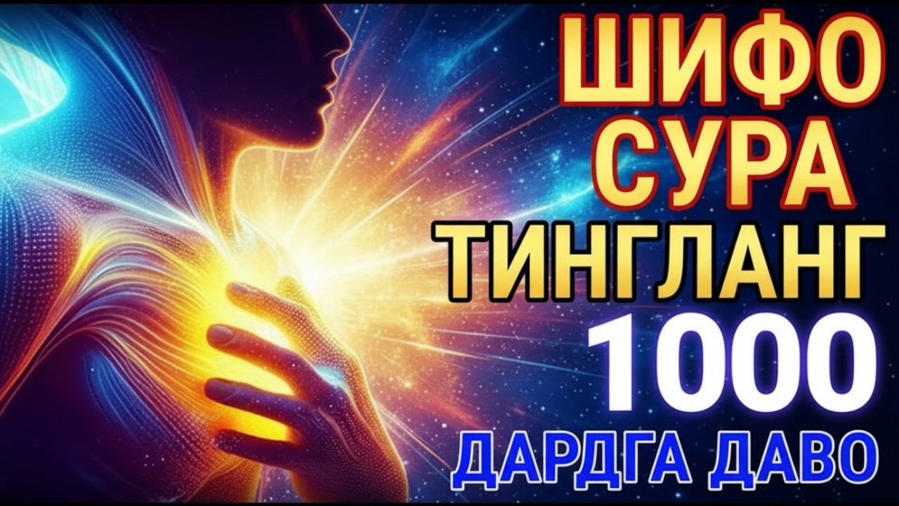 💎 Энг зўр ШИФО Сураси! Кўз тегиш, Қора сеҳр ва Касалликларга қарши Руқия