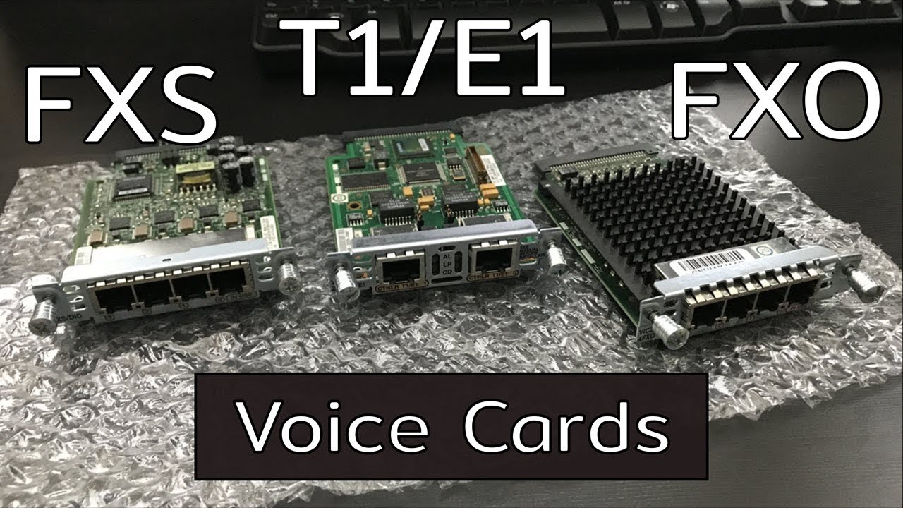 Voice Cards – FXS, FXO, T1, E1
