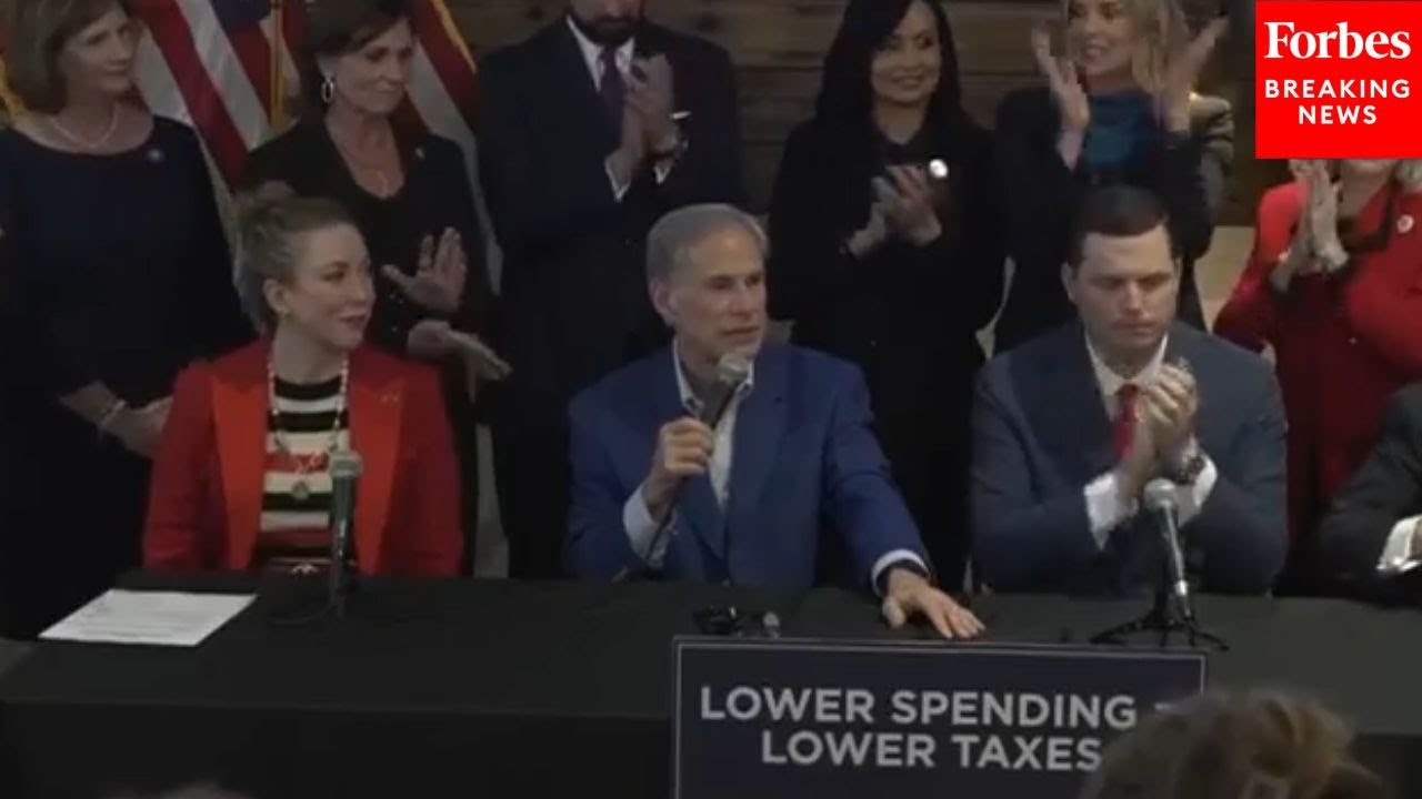 'You Need Your Property Taxes Lower': Gov. Greg Abbott Holds Press Conference On Property Taxes