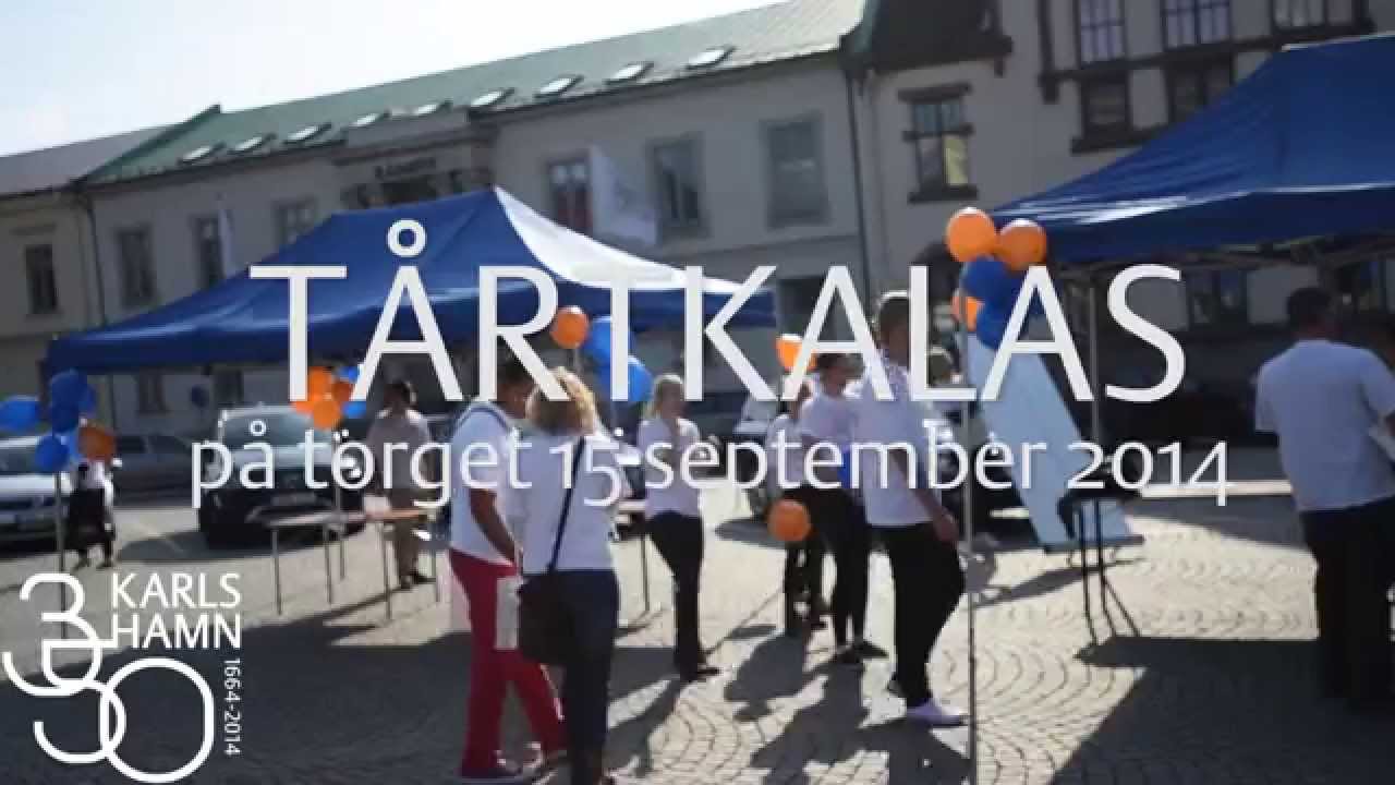 Tårtkalas på torget - Karlshamn 350 år