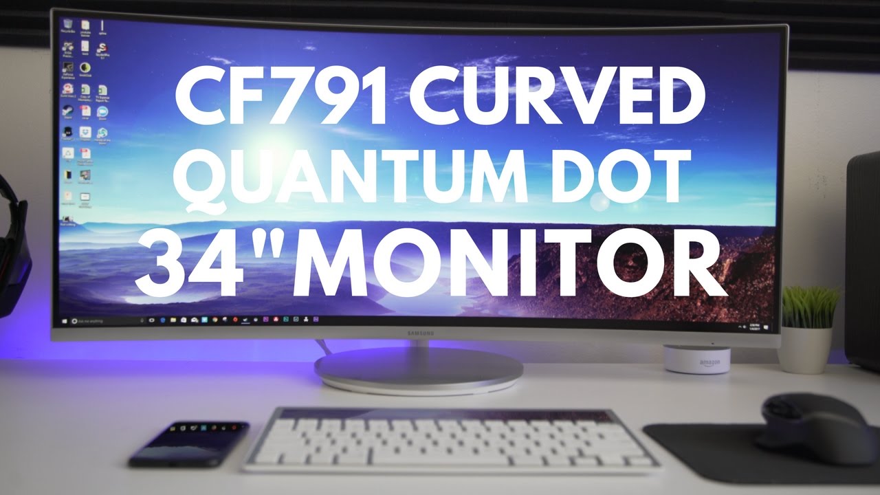 ОБЗОР ИГРОВОГО МОНИТОРА Samsung CF791 С КВАНТОВЫМИ ТОЧКАМИ