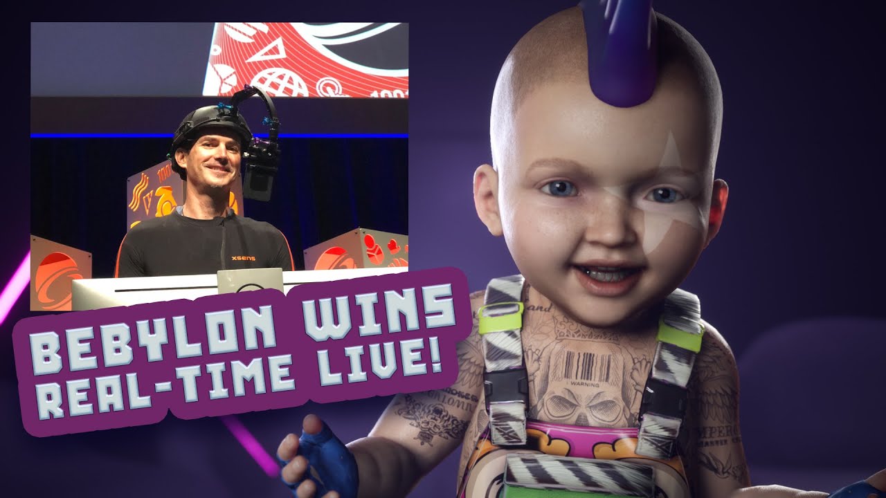 Bebylon Wins 1st Siggraph Real-Time Live 2018!