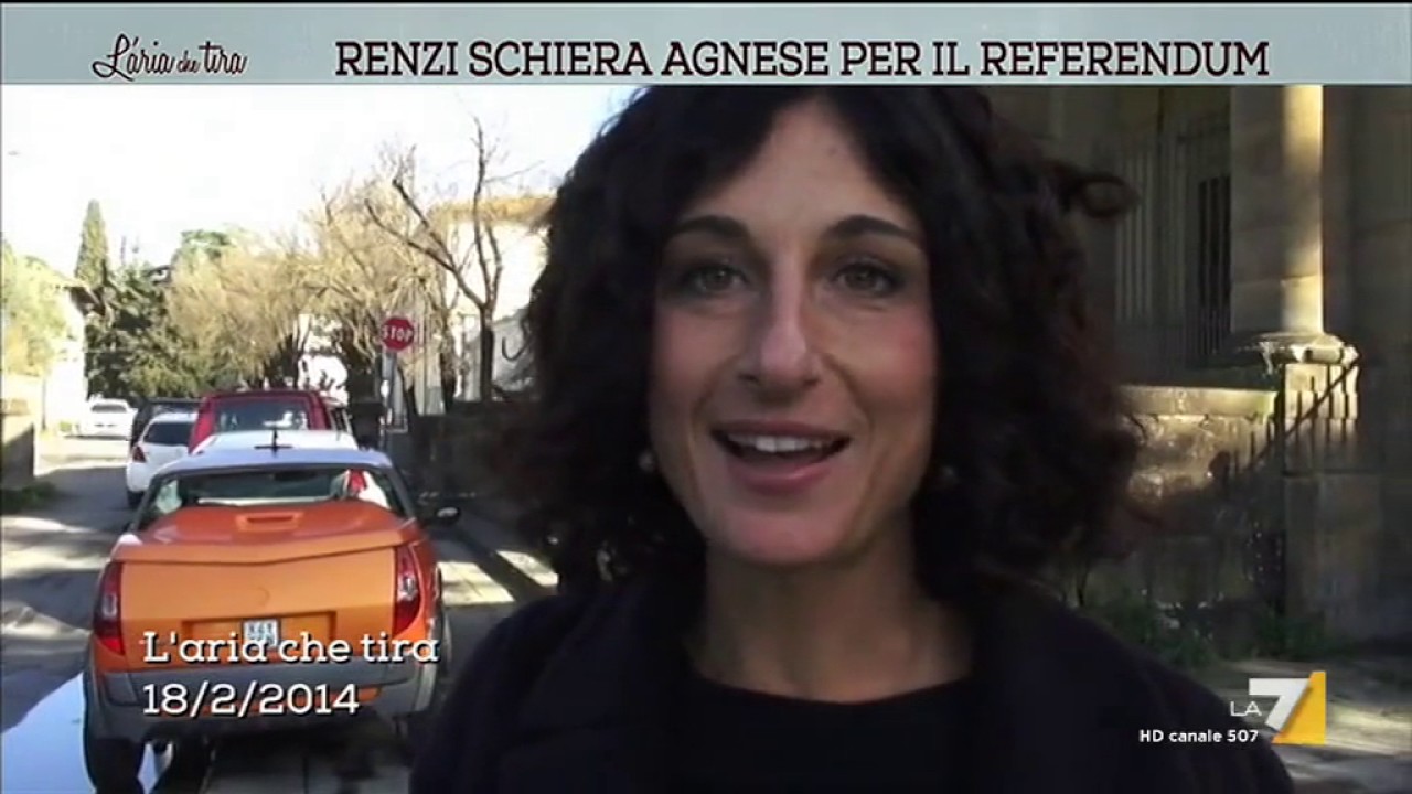 Renzi schiera Agnese per il referendum