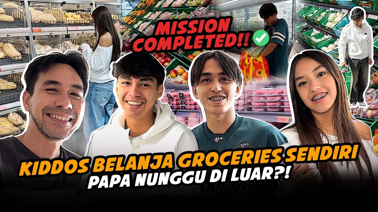 KIDDOS TAKE OVER! SERUNYA LIO, DIEGO & CHUBBY BELANJA MINGGUAN TANPA PAPA!!
