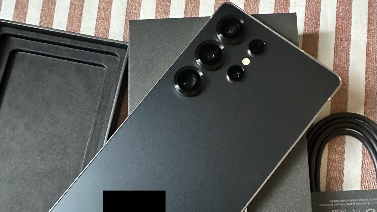 Galaxy S25 Ultra Titanium Black - unboxing