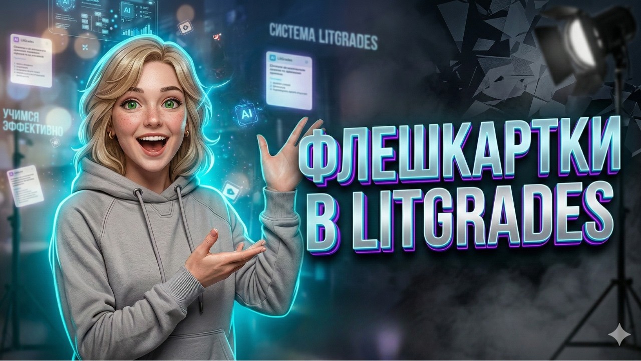 Створення флешкарток  на платформі LitGrades за допомогою штучного інтелекту.