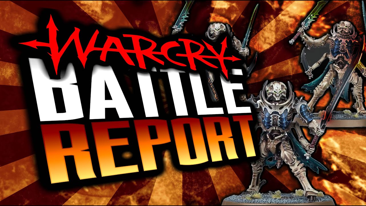 WARCRY Battle Report! Ossiarch Bonereapers vs Untamed Beasts - Theyve a bone to pick with each other