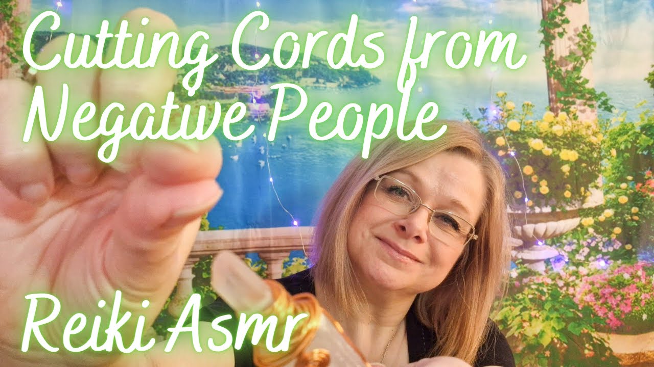 Cutting cords from negative people. Reiki asmr selenite crystal healing #crystalhealing