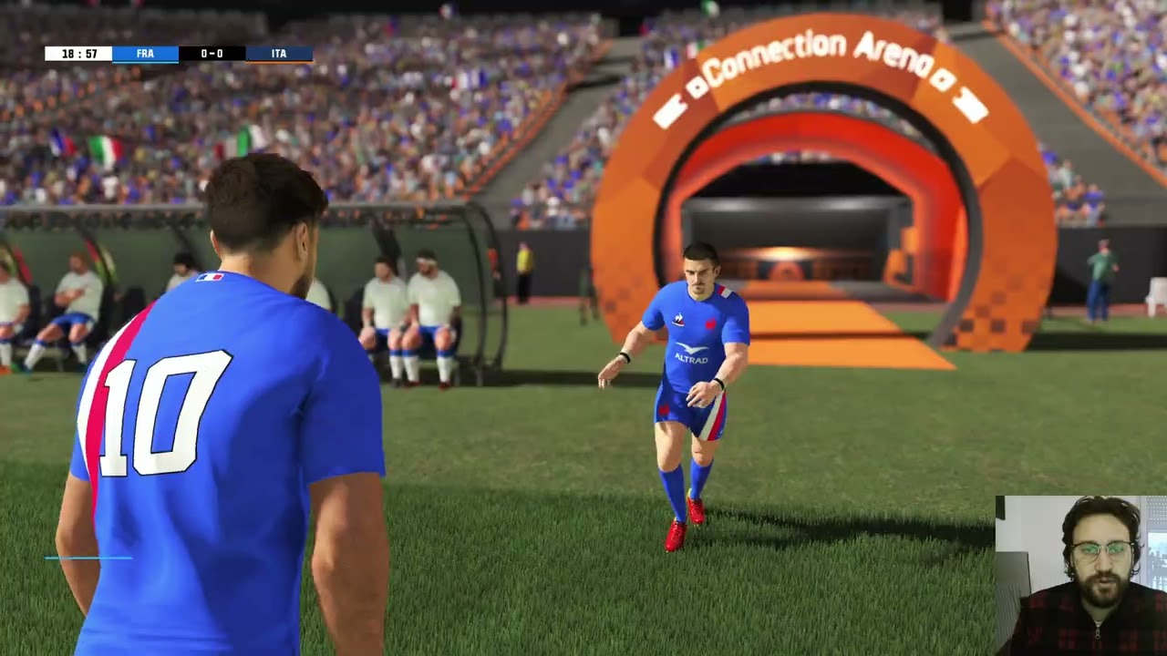 FRANCE - ITALIE sur Rugby 22