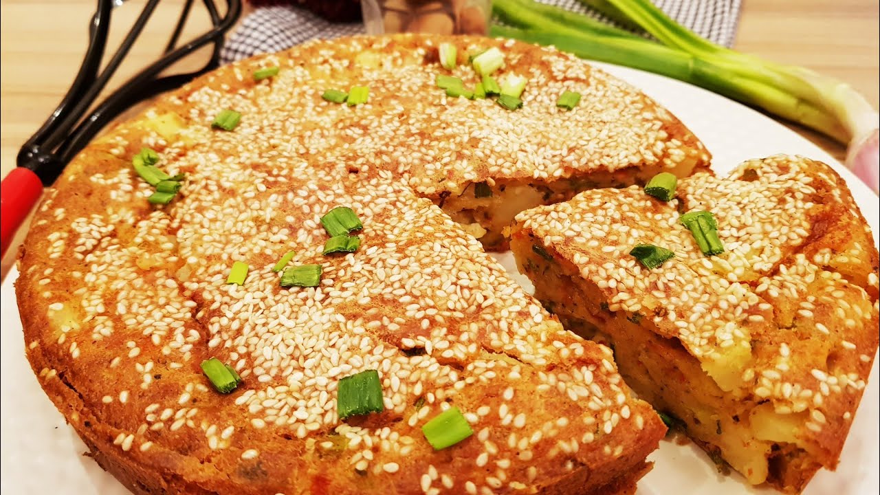 TURKISH SABZELI CAKE| SAVORY CAKE | EASY VEGETABLE CAKE