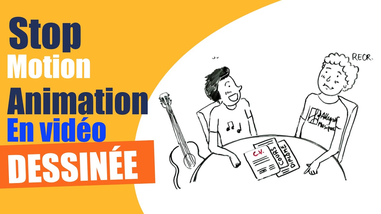 STOP MOTION - ANIMATION EN VID&Eacute;O DESSIN&Eacute;E