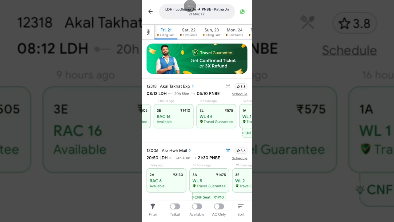 HOW TO BOOK CONFIRM TRAIN TICKET FROM IXIGO TRAIN APP #ixigo #irctc #indianrailways