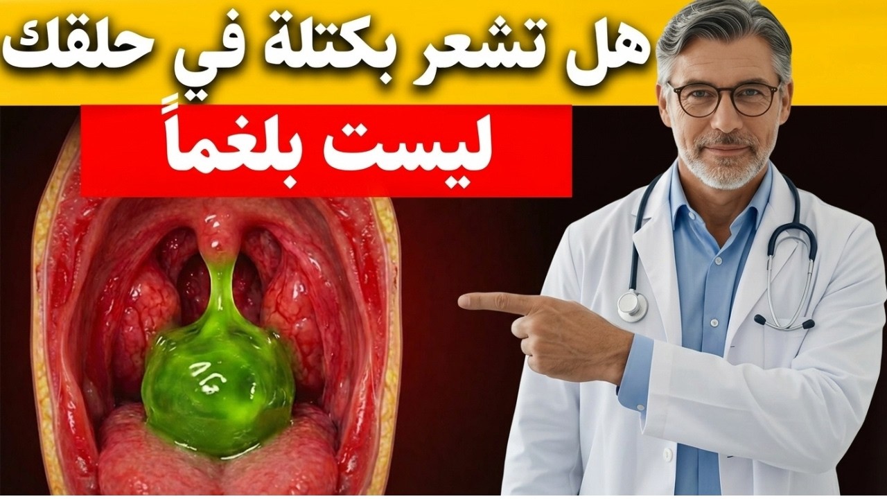 هل تشعر ببلغم عالق في حلقك لا يخرج؟ ليس مخاطًا… بل هذا هو السبب ولا أحد يخبرك به