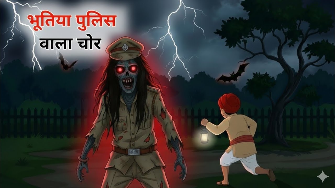 भूतिया पुलिस चोर || bhootiya police chor || horror story in hindi || kahani 