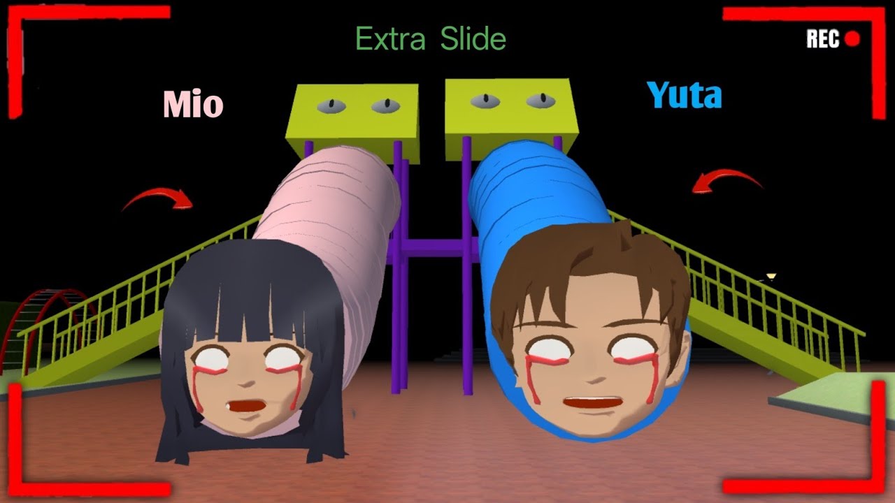 Yuta Mio P@nicked When CCTV Record Santa Extra Slide infront of Home Girl-6😱|SAKURA School Simulator
