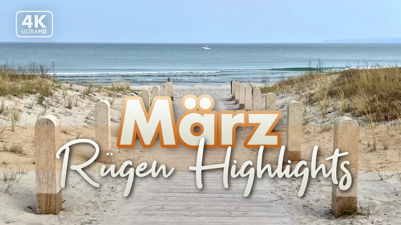 M&auml;rz 2023 auf R&uuml;gen - die Highlights (4K Walk)
