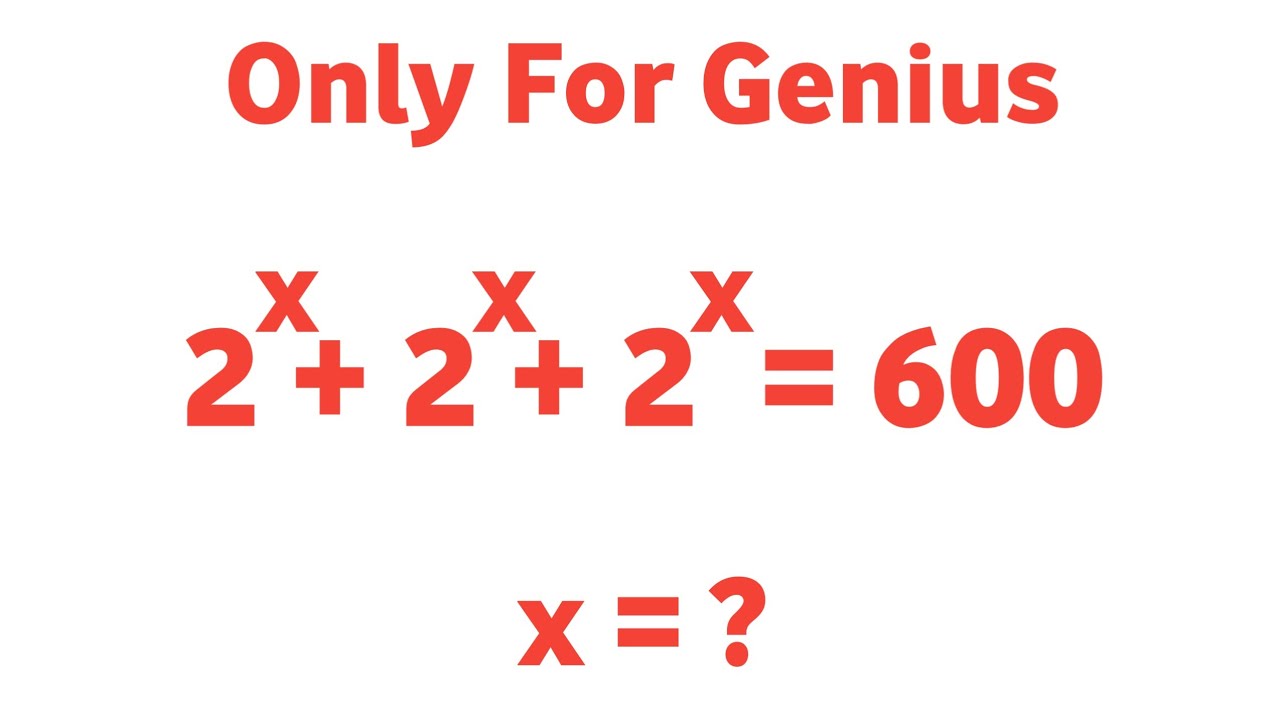 A Wonderful Exponential Algebra Problem | Germany Math Olympiad |