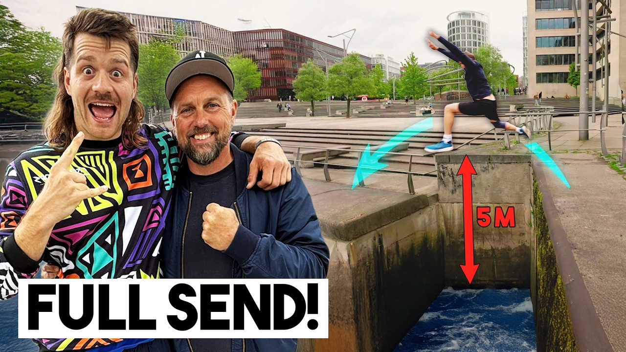 Steven G&auml;tjen springt &uuml;ber KRASSES Wasser-Gap! | FULL SEND mit TV-Legende! | Jan Schlappen