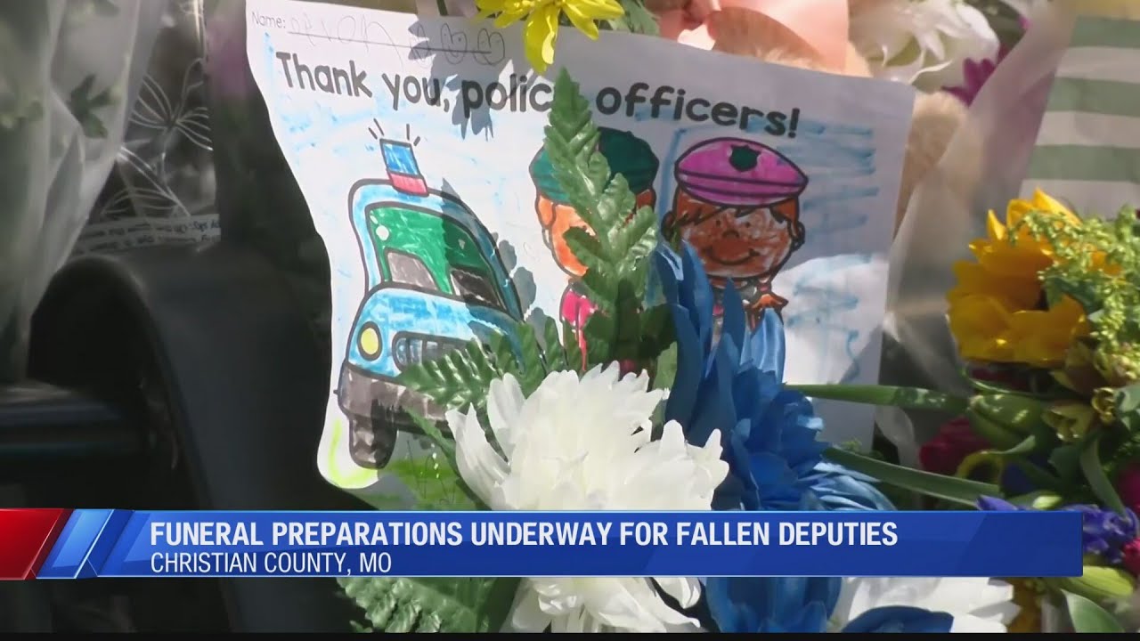Funeral teams prepare for thousands expected to honor two fallen deputies