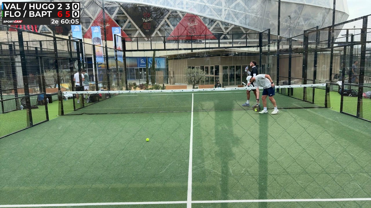 Partie d’entraînement Nissa Padel