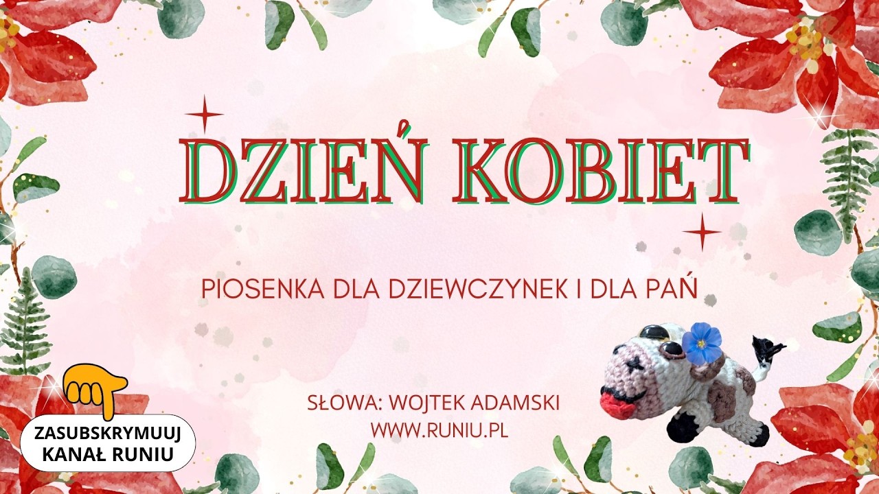 🌷DZIEŃ KOBIET🌷WESOŁA PIOSENKA DLA WSZYSTKICH PAŃ I DZIEWCZYNEK🌷