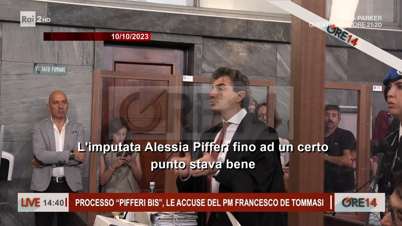 Processo Pifferi bis, le accuse del PM De Tommasi - Ore 14 del 07/11/2025