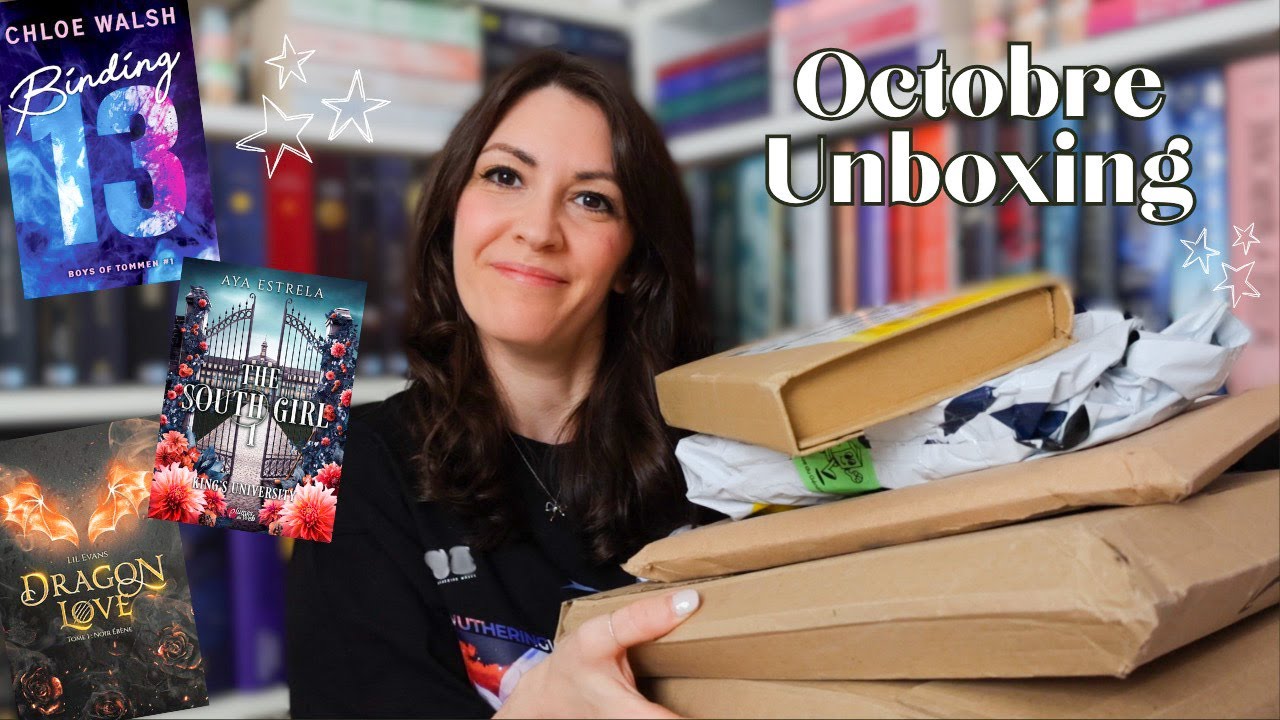 📚 Unboxing du mois d’octobre | je reçois des livres incroyables !!❤️‍🔥